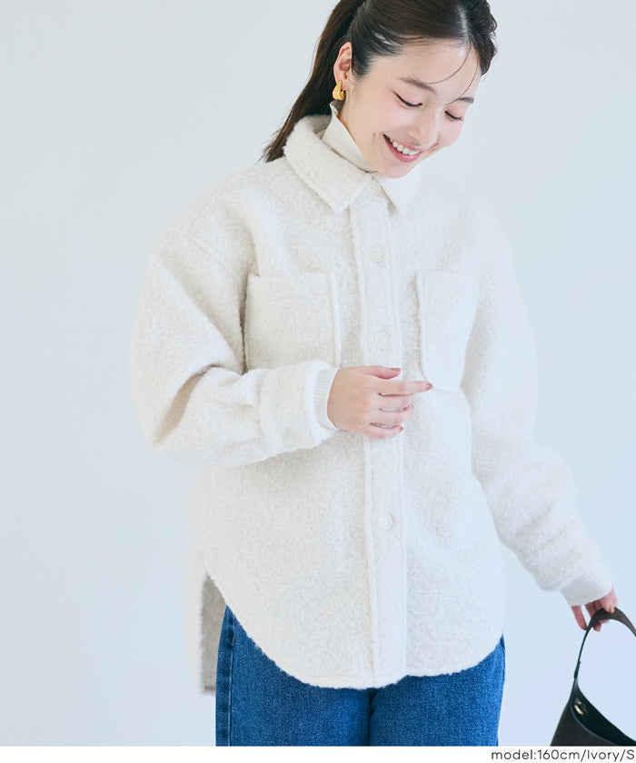 コカ coca プードルボアジャケット （White） White