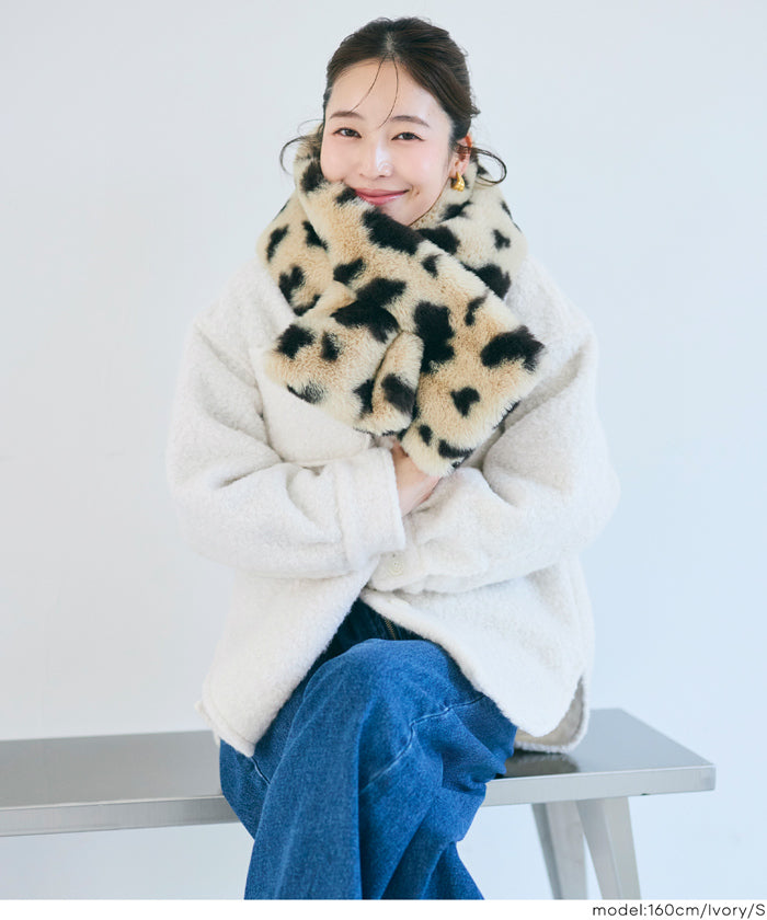 コカ coca プードルボアジャケット （White） White