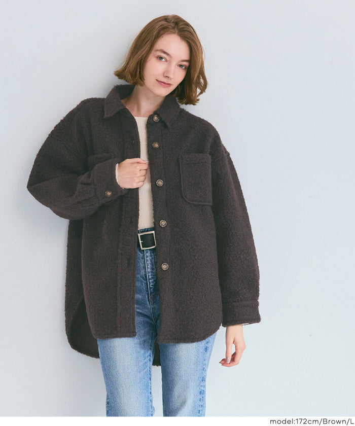 コカ coca プードルボアジャケット （White） White