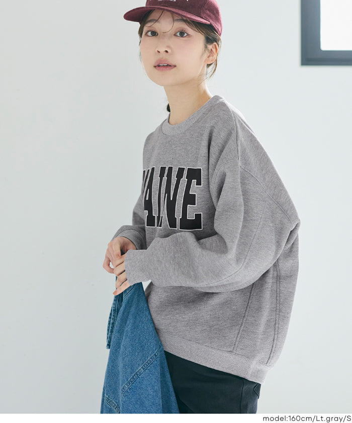 コカ coca 裏起毛プリントスウェット （Wine） Wine