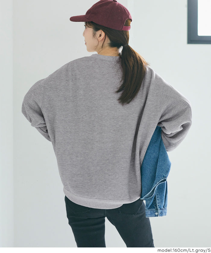 コカ coca 裏起毛プリントスウェット （Wine） Wine