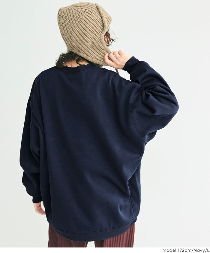 コカ coca 裏起毛プリントスウェット （Wine） Wine