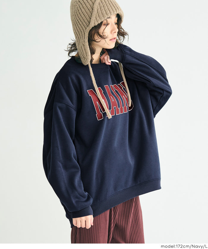 コカ coca 裏起毛プリントスウェット （Wine） Wine