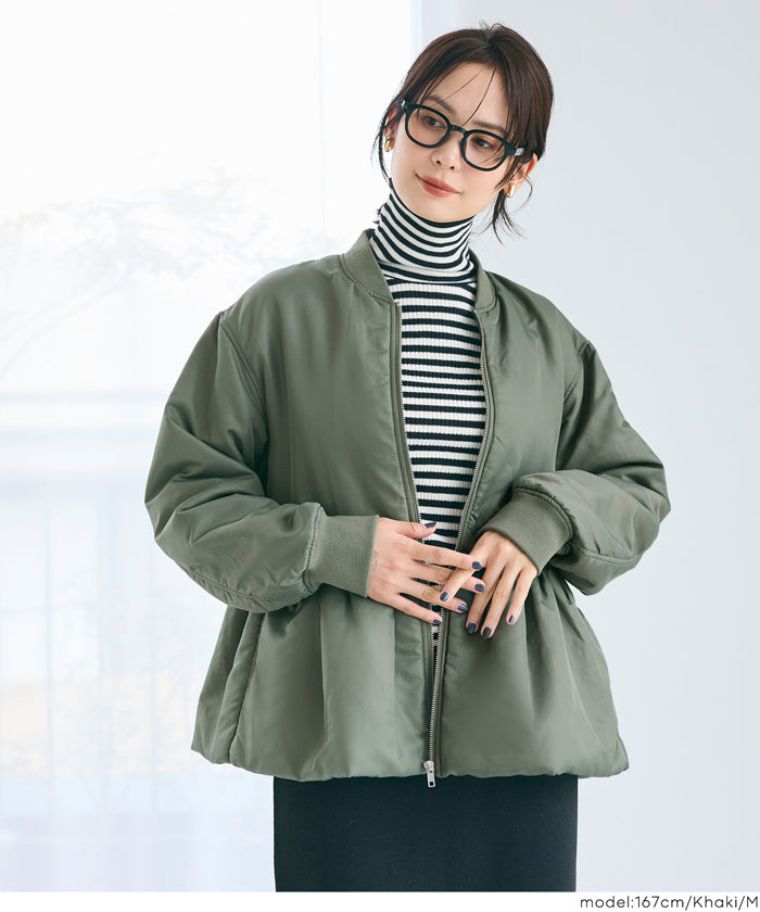 コカ coca ペプラムヘムMA-1 （Lt.beige） Lt.beige