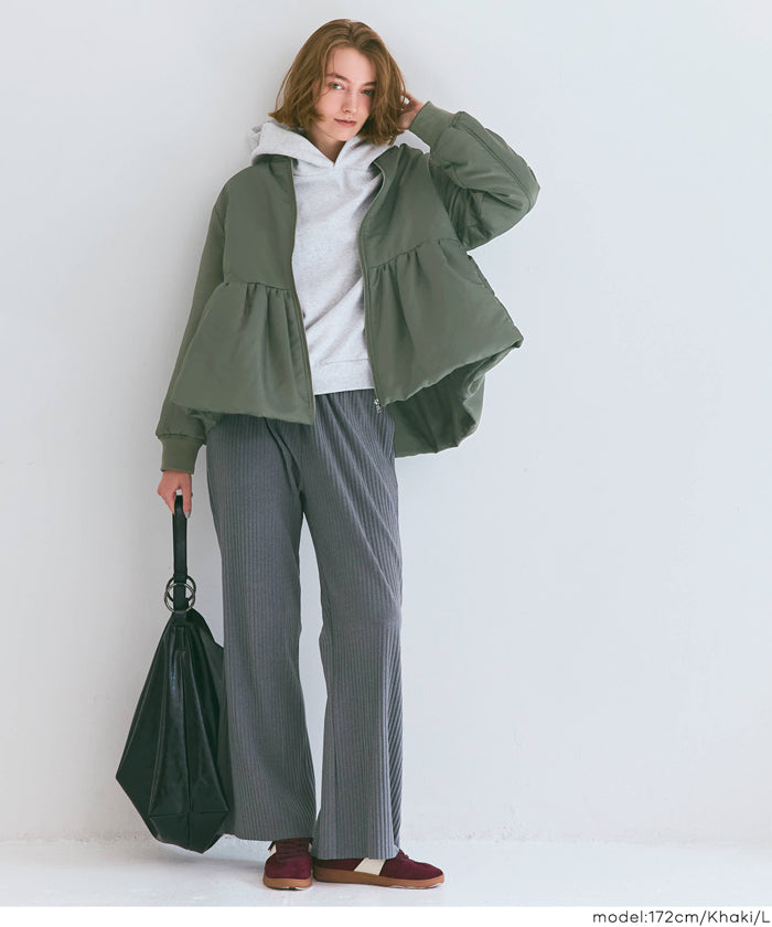 コカ coca ペプラムヘムMA-1 （Lt.beige） Lt.beige