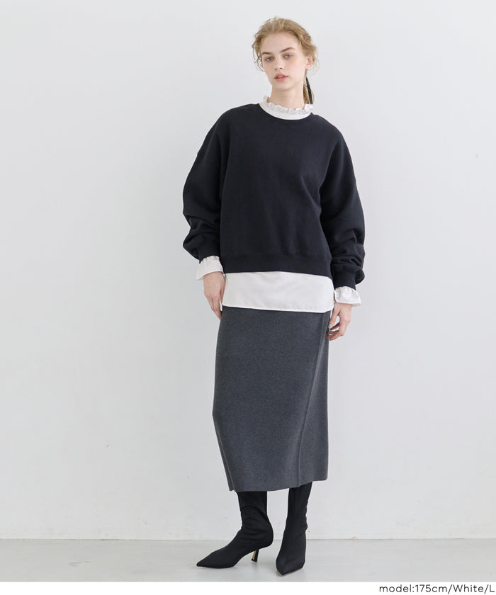 コカ coca スタンドフリルブラウス （White） White