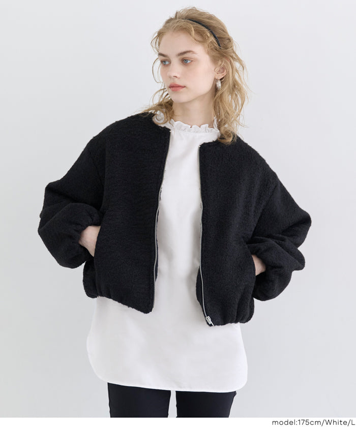 コカ coca スタンドフリルブラウス （White） White