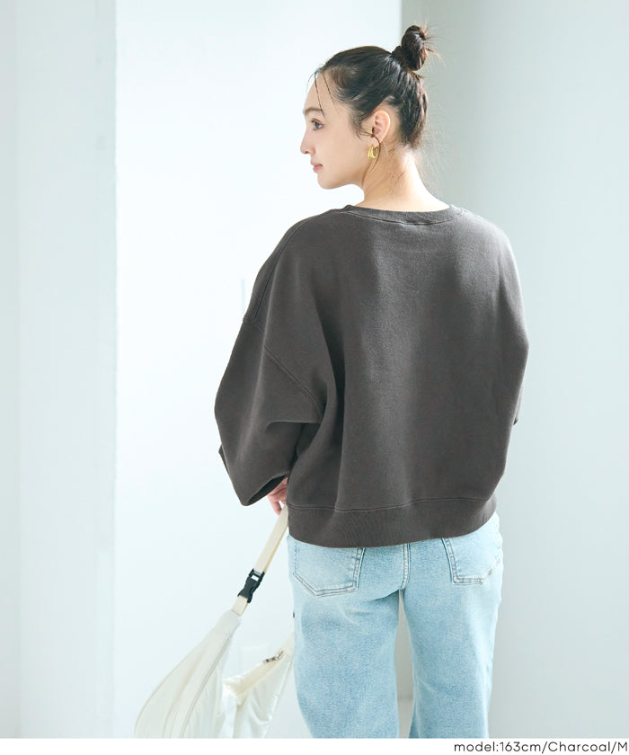 コカ coca ヘビーウェイト裏起毛ビンテージ加工ロゴスウェット （Red） Red