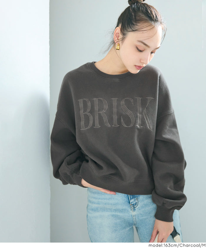 コカ coca ヘビーウェイト裏起毛ビンテージ加工ロゴスウェット （Red） Red