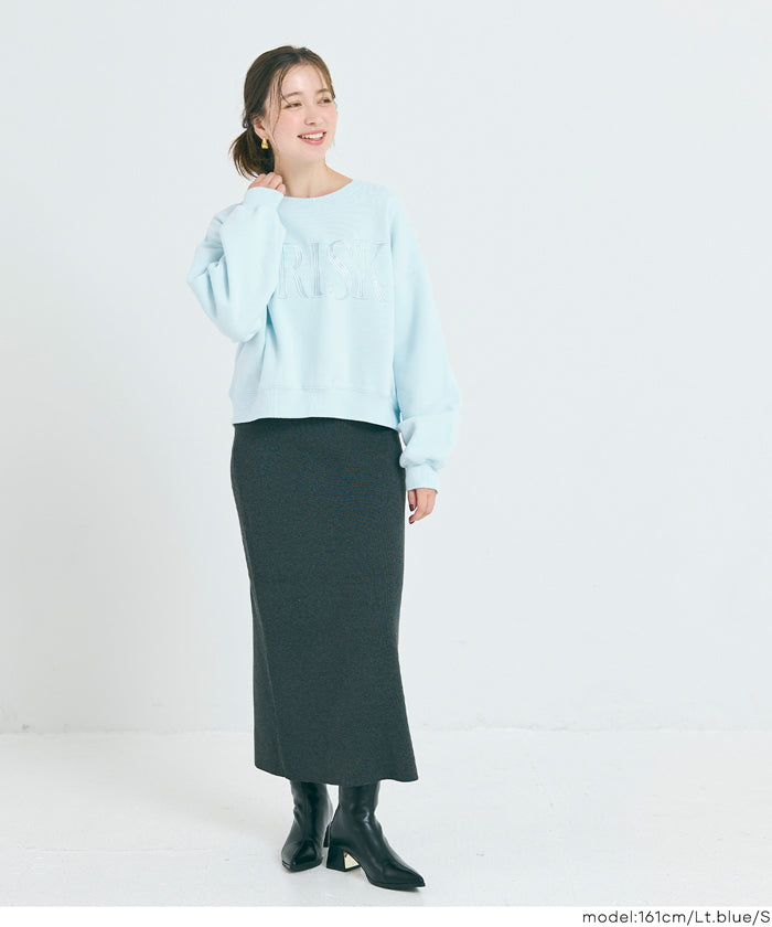 コカ coca ヘビーウェイト裏起毛ビンテージ加工ロゴスウェット （Red） Red