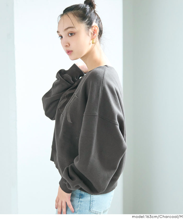 コカ coca ヘビーウェイト裏起毛ビンテージ加工ロゴスウェット （Lt.blue） Lt.blue