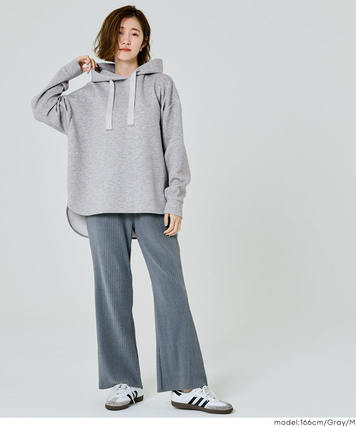 コカ coca ソフトスウェットリボンパーカー （Gray） Gray