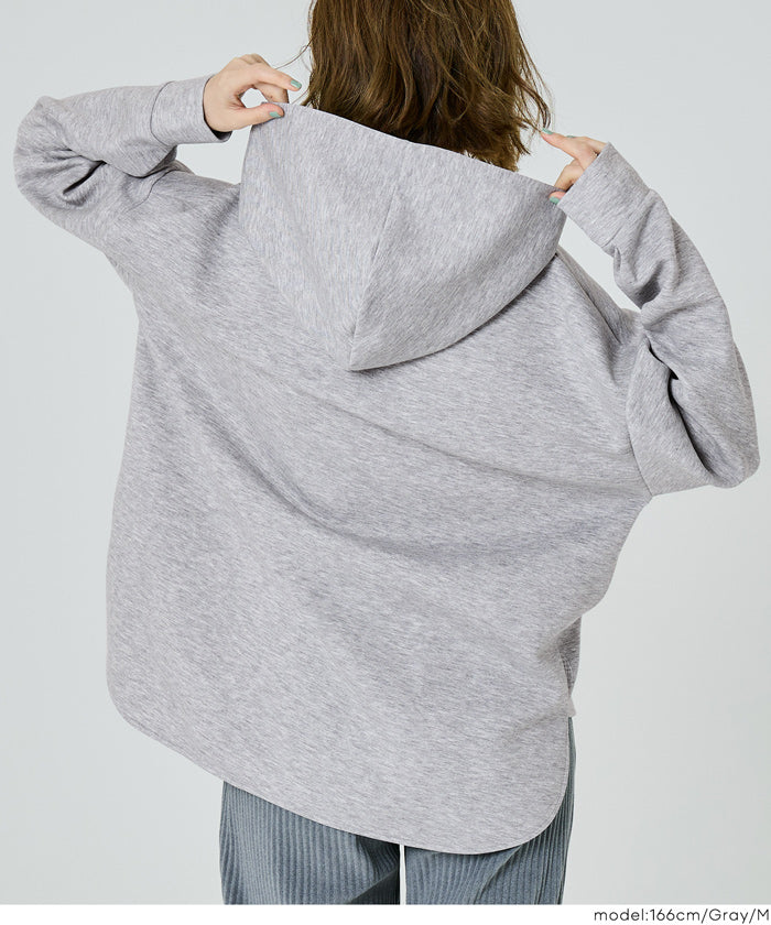 コカ coca ソフトスウェットリボンパーカー （Gray） Gray