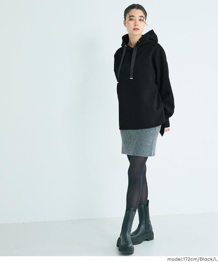 コカ coca ソフトスウェットリボンパーカー （Gray） Gray