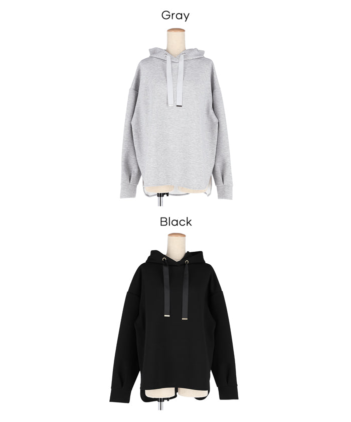 コカ coca ソフトスウェットリボンパーカー （Gray） Gray