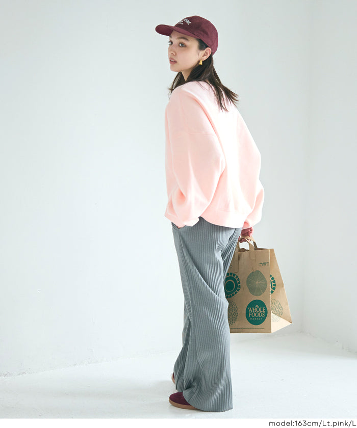 コカ coca ヘビーウェイト裏起毛ビンテージ加工無地スウェット （Lt.pink） Lt.pink