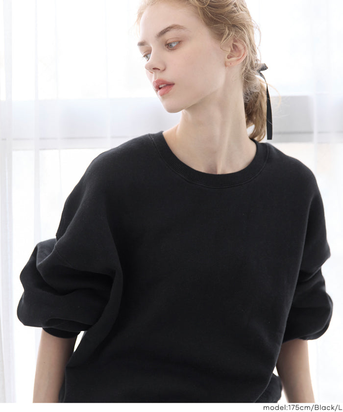 コカ coca ヘビーウェイト裏起毛ビンテージ加工無地スウェット （Lt.pink） Lt.pink