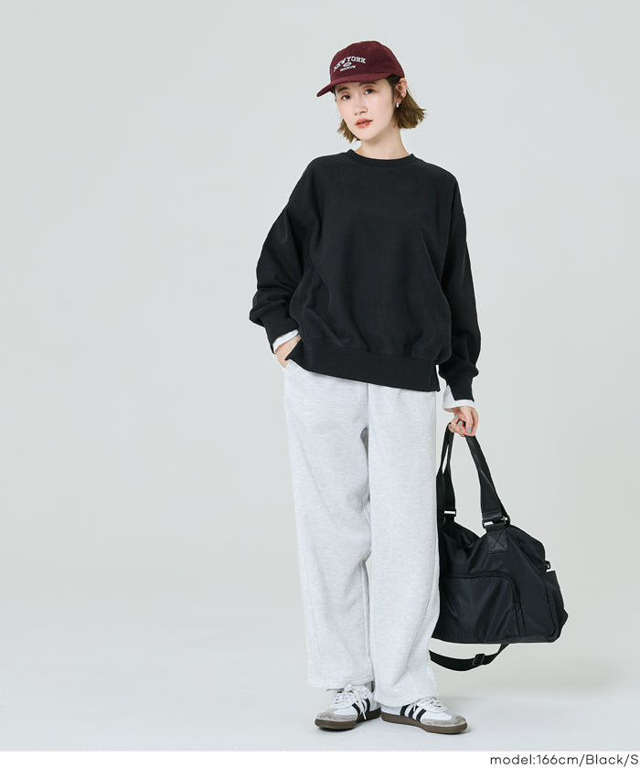 コカ coca ヘビーウェイト裏毛レイヤードスウェット （Charcoal） Charcoal