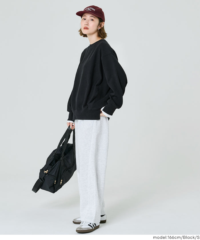 コカ coca ヘビーウェイト裏毛レイヤードスウェット （Charcoal） Charcoal