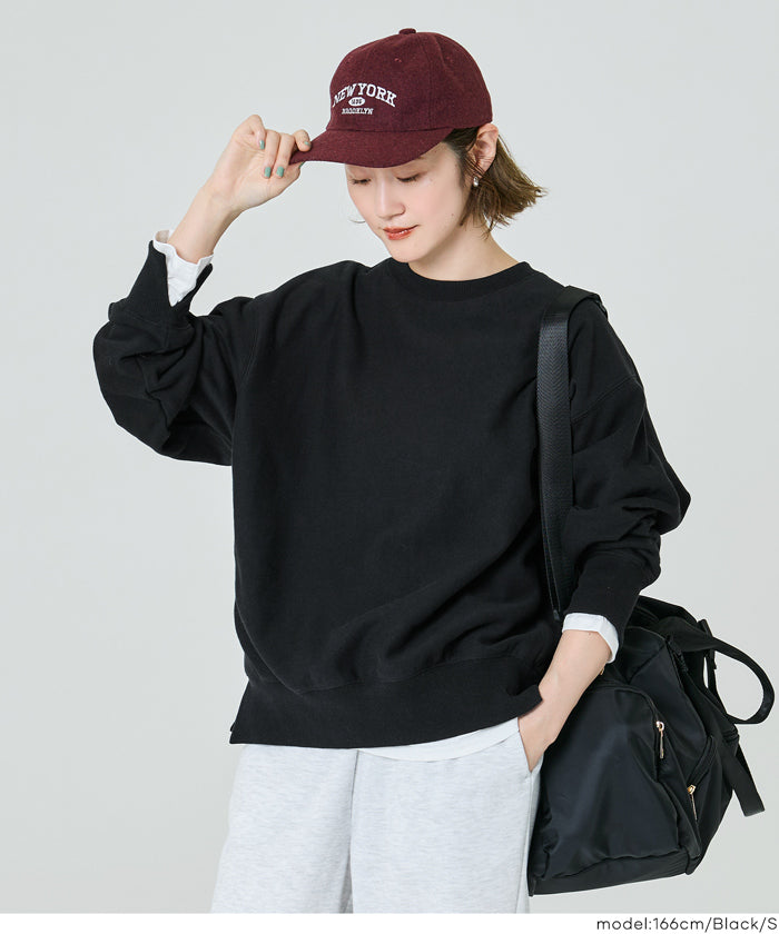 コカ coca ヘビーウェイト裏毛レイヤードスウェット （Charcoal） Charcoal