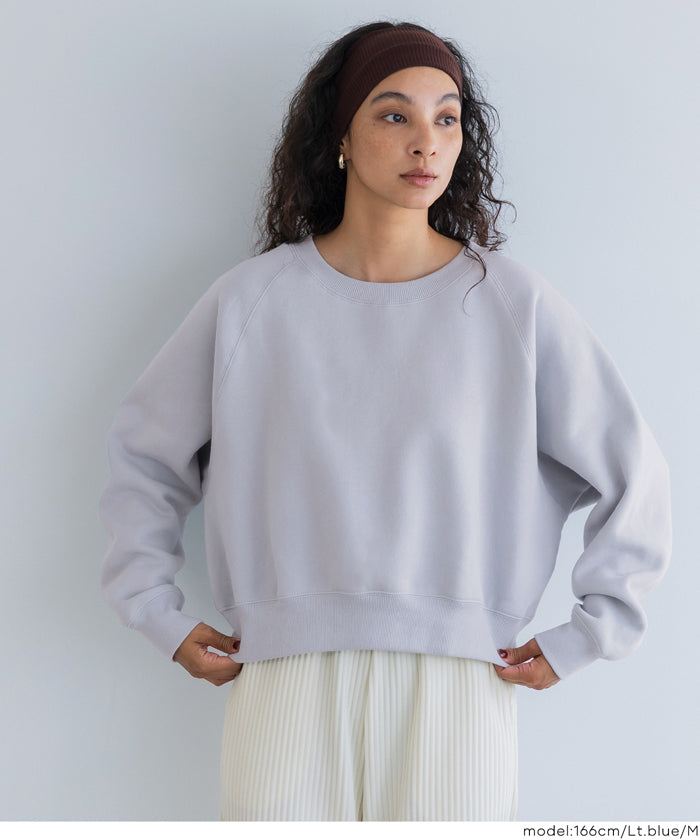 コカ coca ラグランクロップドスウェット （Navy） Navy