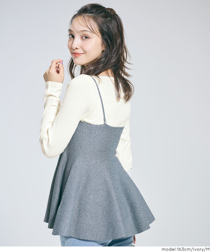 コカ coca リブボートネックカットソー （Wine） Wine