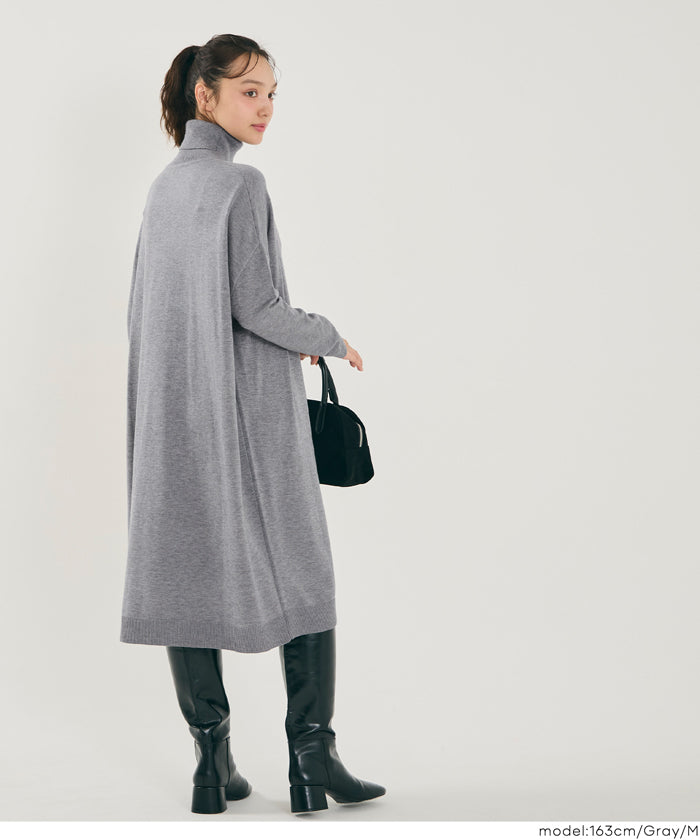 コカ coca タートルニットワンピース （Gray） Gray