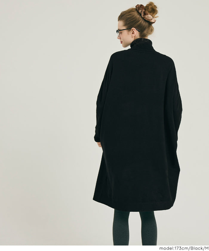 コカ coca タートルニットワンピース （Gray） Gray