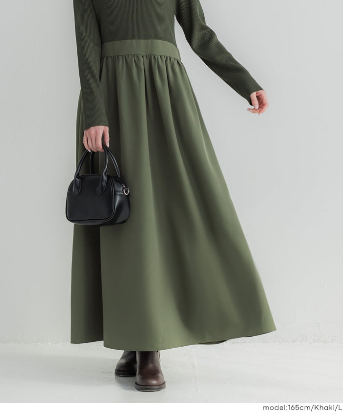 コカ coca ニットドッキングワンピース （Khaki） Khaki