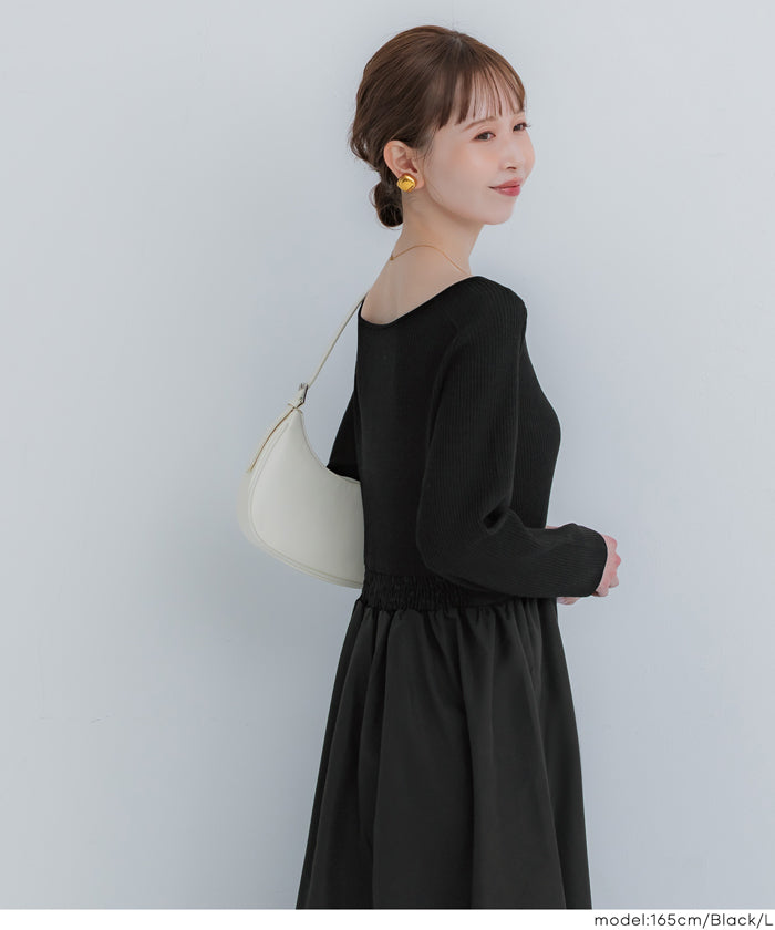 コカ coca ニットドッキングワンピース （Khaki） Khaki