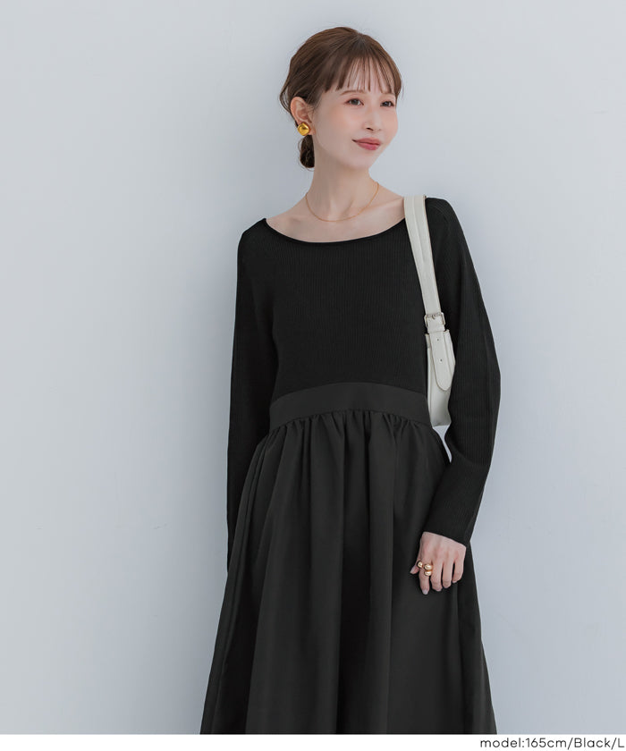 コカ coca ニットドッキングワンピース （Khaki） Khaki
