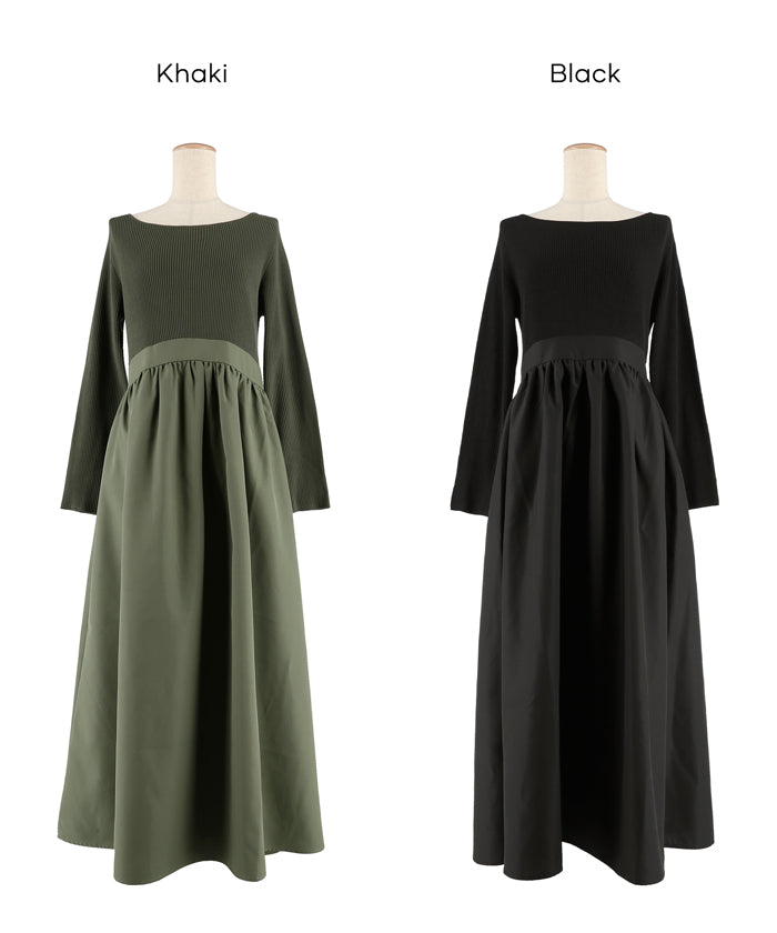 コカ coca ニットドッキングワンピース （Khaki） Khaki