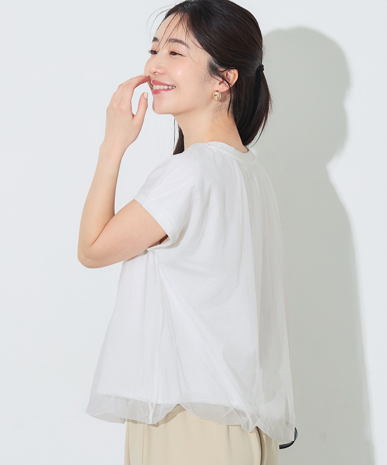 コカ coca チュールドッキングT （White） White