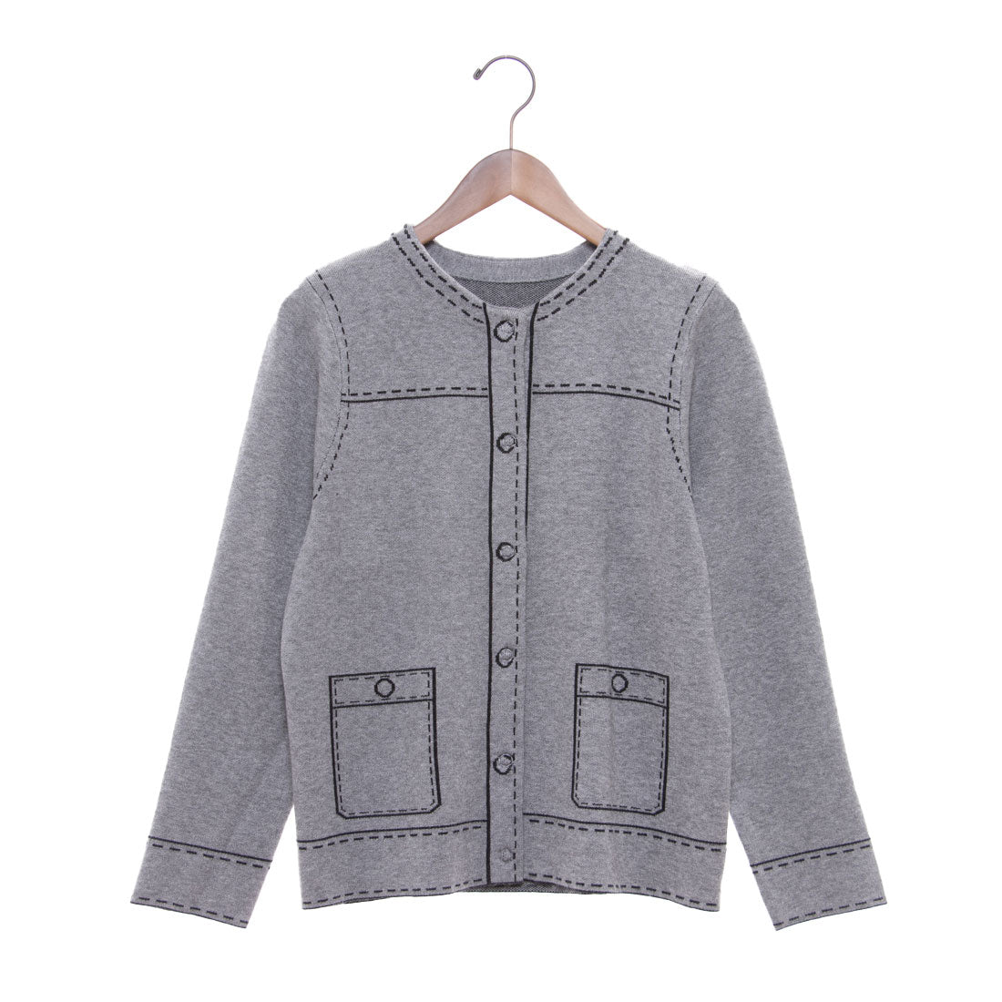 COKETT COLLECTION Trompe-l'œil Unit Cardigan