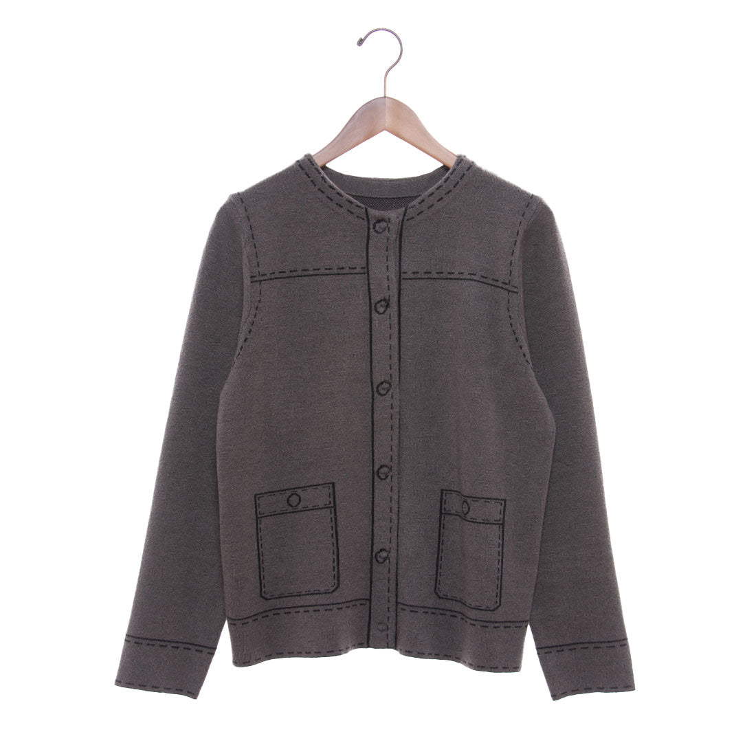 COKETT COLLECTION Trompe-l'œil Unit Cardigan