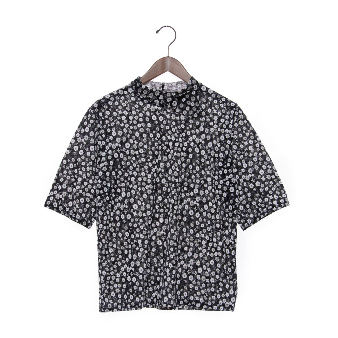 コケットコレクション COKETT COLLECTION 小花柄プリントカットソー （クロ） クロ