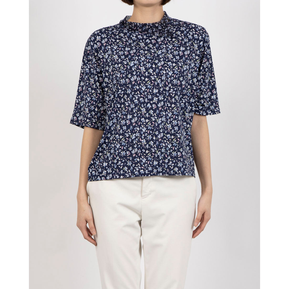 COKETT COLLECTION Small Floral Print Cut and Sew Top