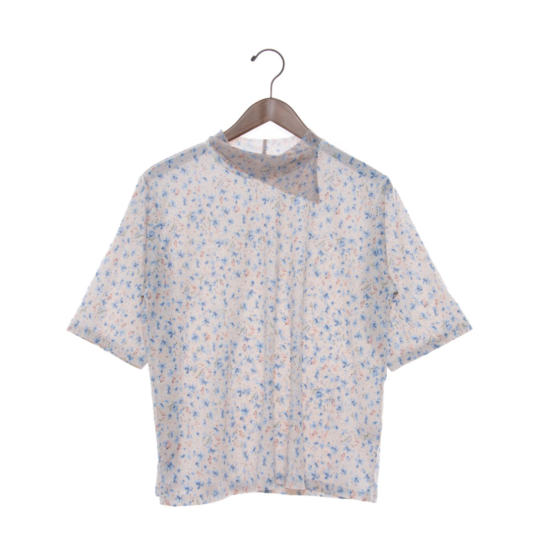 COKETT COLLECTION Small Floral Print Cut and Sew Top