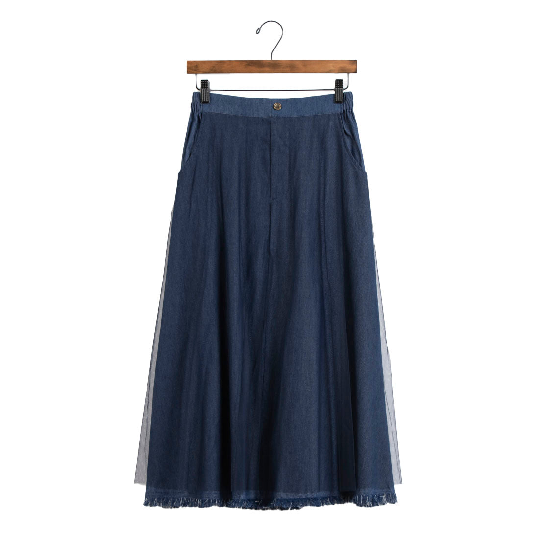 コケットコレクション COKETT COLLECTION デニムスカート ネイビー