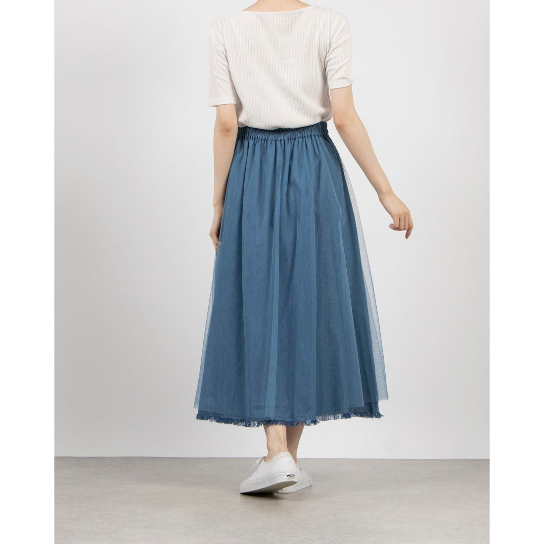 コケットコレクション COKETT COLLECTION デニムスカート ネイビー
