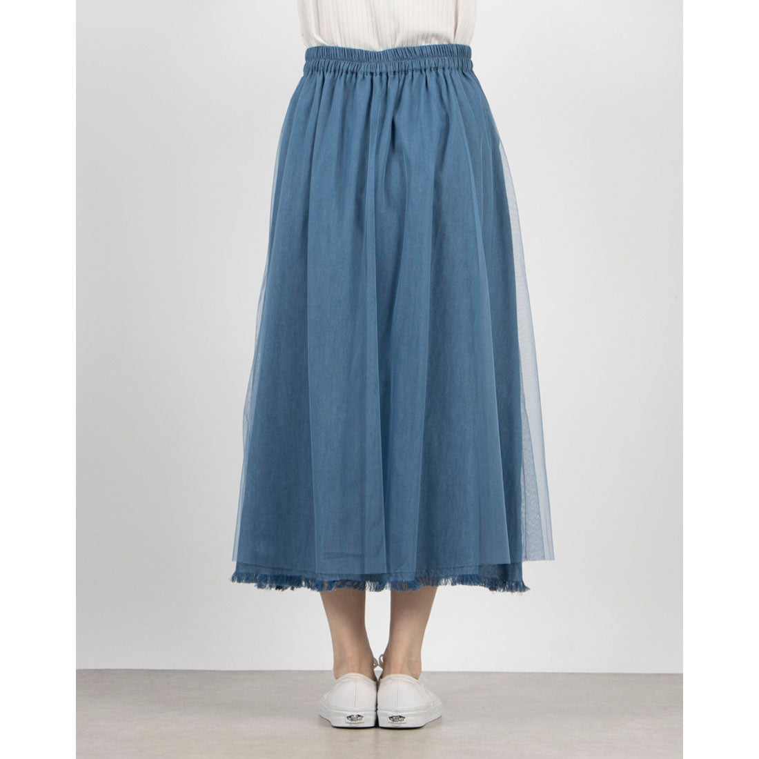 コケットコレクション COKETT COLLECTION デニムスカート ネイビー