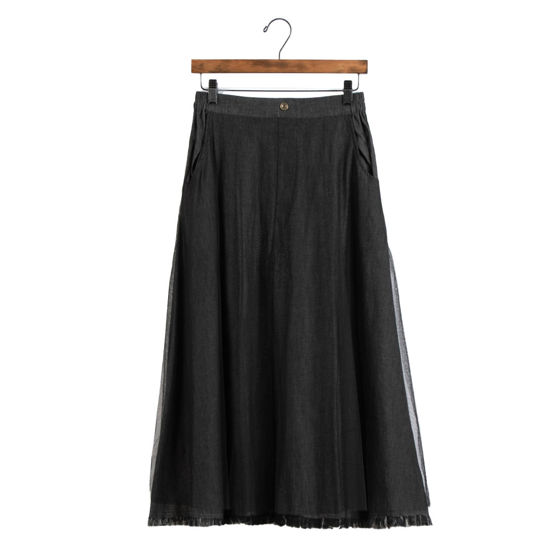 コケットコレクション COKETT COLLECTION デニムスカート ブラック