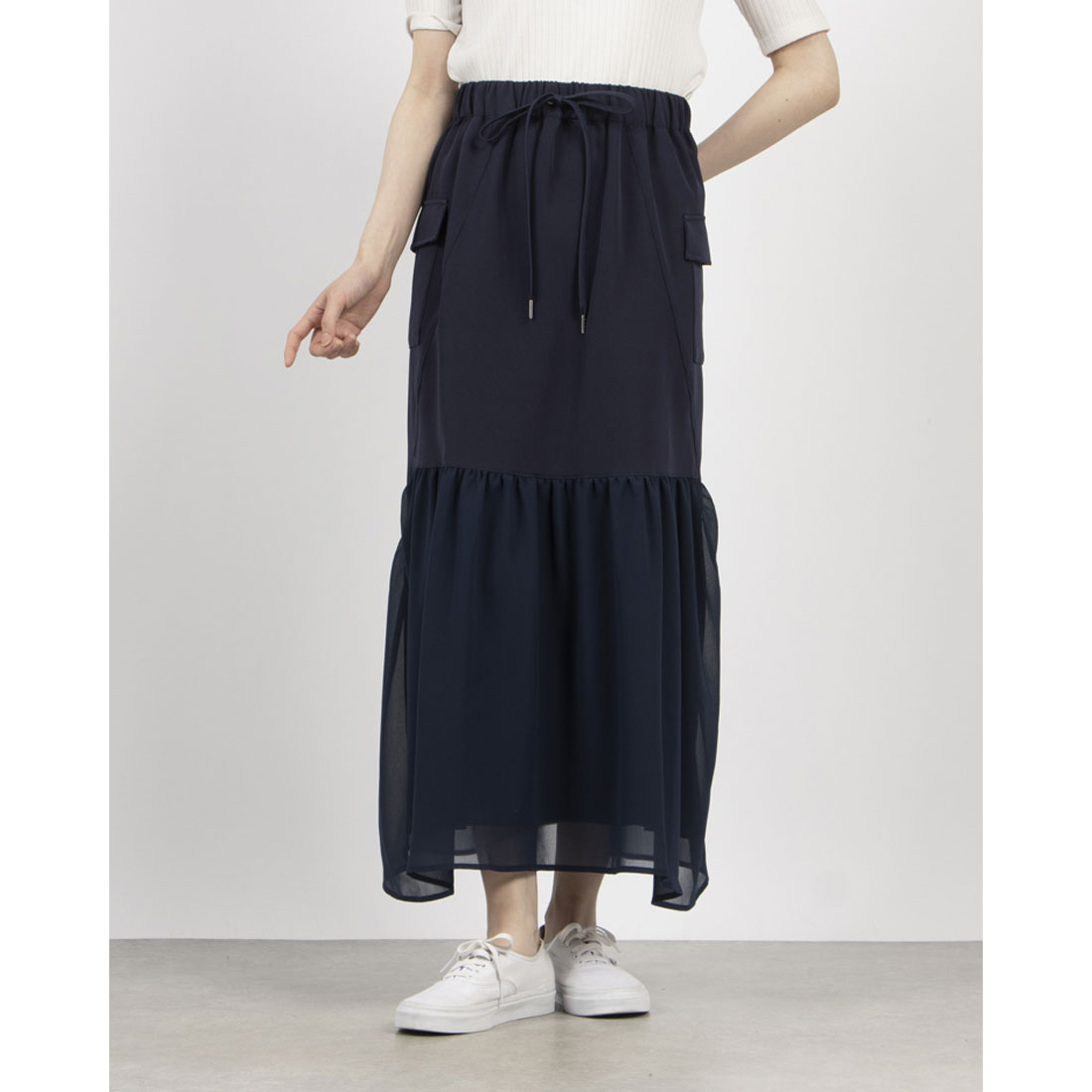 コケットコレクション COKETT COLLECTION スカート ネイビー