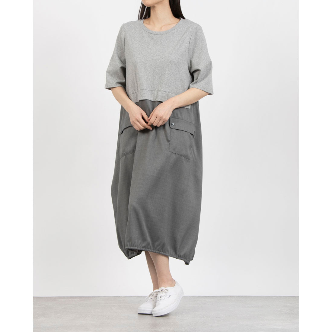 コケットコレクション COKETT COLLECTION 布帛ワンピース （グレー） グレー