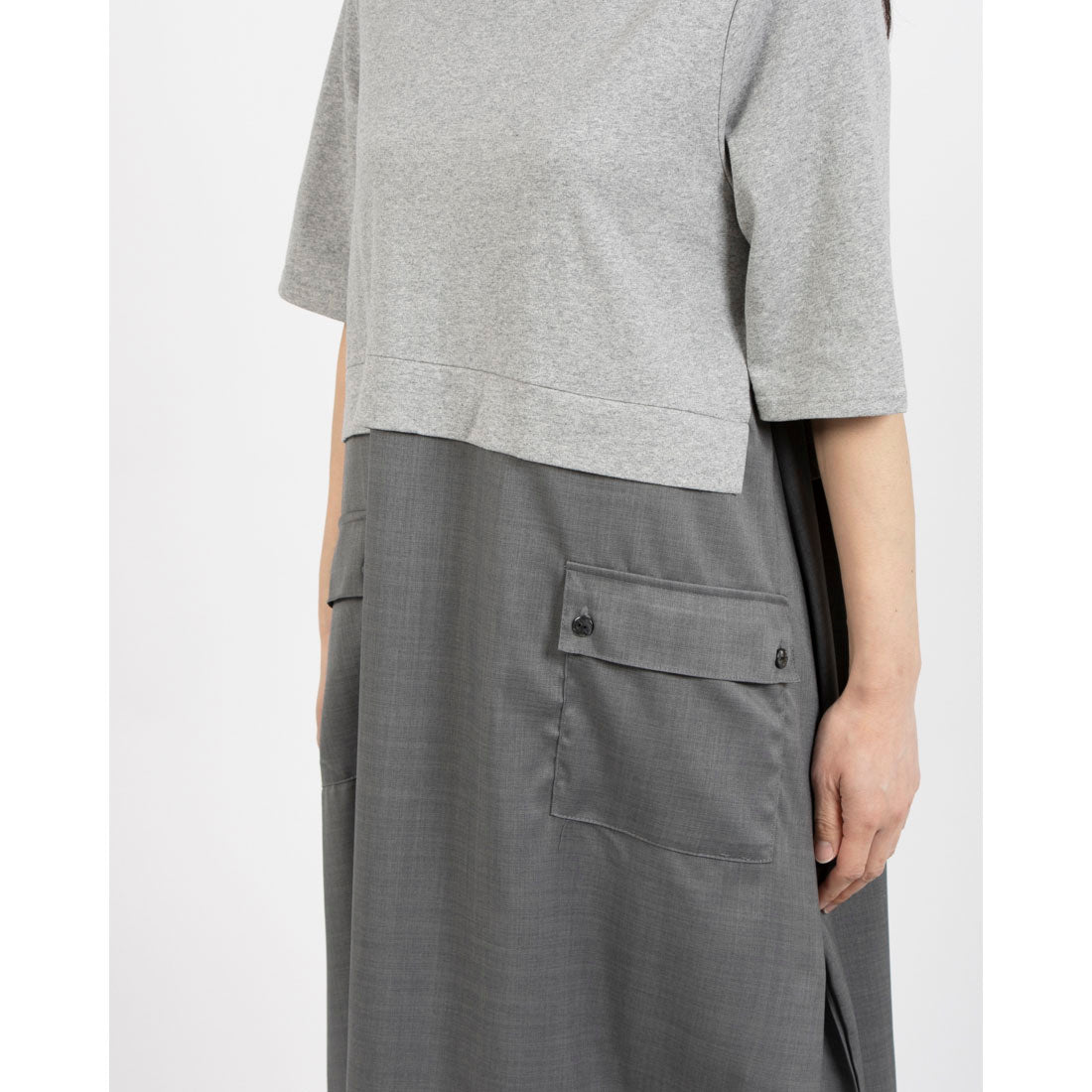 コケットコレクション COKETT COLLECTION 布帛ワンピース （グレー） グレー