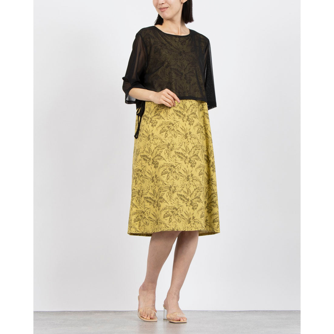 コケットコレクション COKETT COLLECTION 布帛ワンピース （イエロー） イエロー