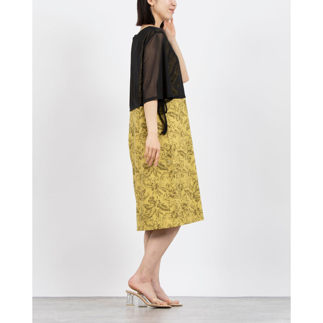 コケットコレクション COKETT COLLECTION 布帛ワンピース （イエロー） イエロー
