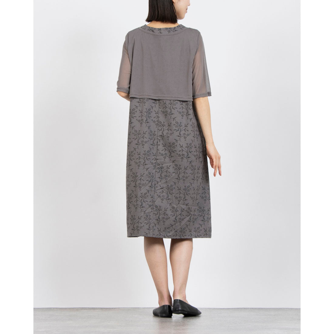 コケットコレクション COKETT COLLECTION 布帛ワンピース （グレー） グレー