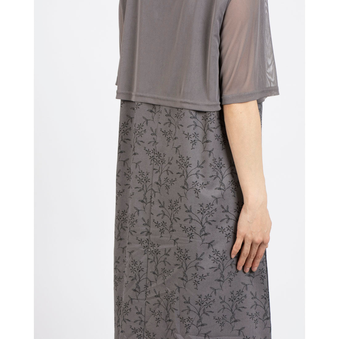 コケットコレクション COKETT COLLECTION 布帛ワンピース （グレー） グレー