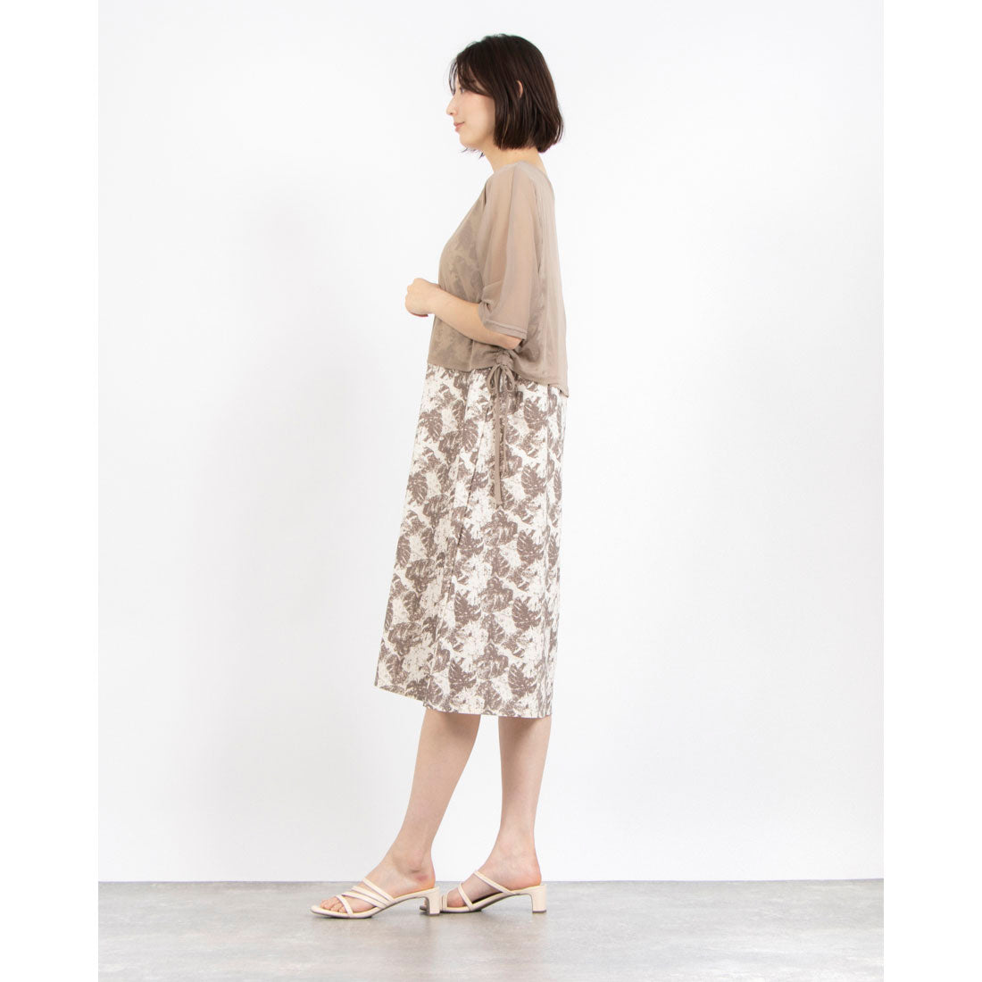 コケットコレクション COKETT COLLECTION 布帛ワンピース （ベージュ） ベージュ